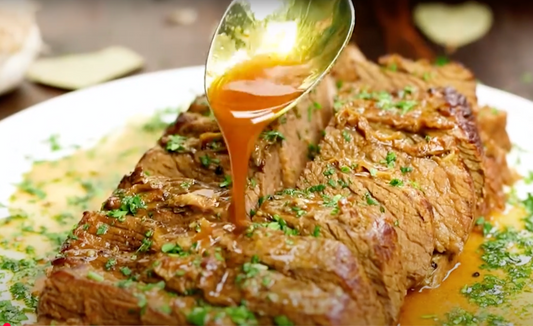 Slow Braised Melt-in-Your-Mouth Brisket (LARGE serves 8-10)