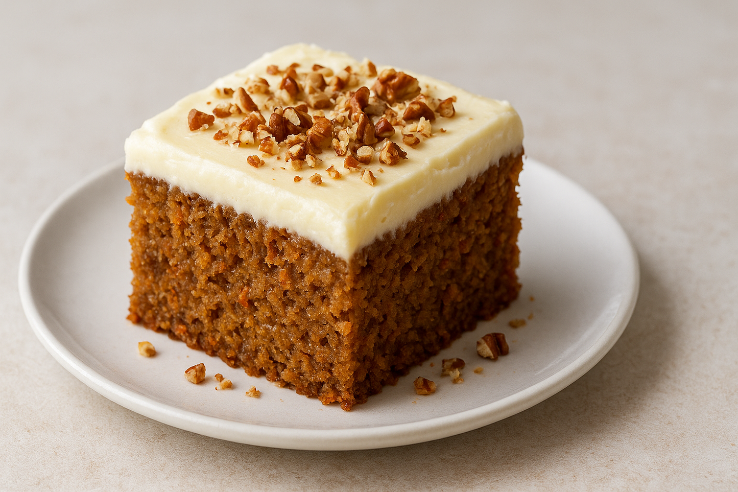 Carrot Cake with Pareve Cream Cheese Frosting