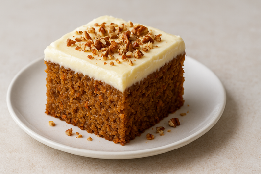 Carrot Cake with Pareve Cream Cheese Frosting