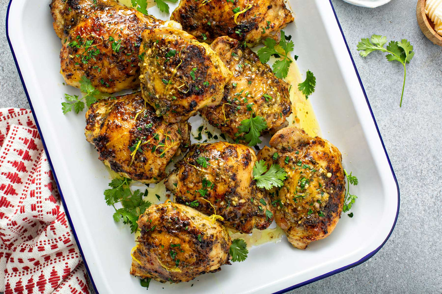 Lemon Herb Roasted Bone-In Chicken (SMALL serves 2-4)